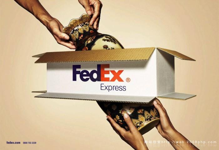 〓 美国快递公司品牌FedEx平面广告:当前为类