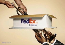 美国快递公司品牌FedEx平面广告