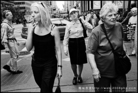 NYC Streets 2001-2007纽约市街道2001-2007都市人群黑白复古摄影