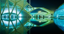 欧美Valencia城市炫彩建筑夜景摄影欣赏
