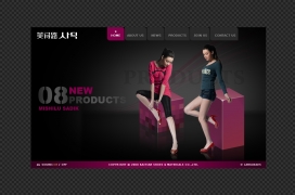 广州正在广告传媒有限公司：百田鞋业美诗路企业公司酷站截图