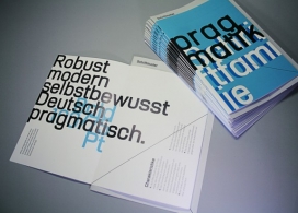 德国Pragmatik Schriftfamilie品牌创意设计