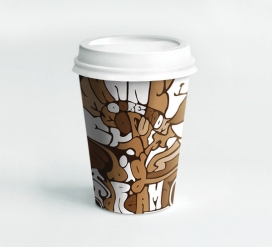 美国漂亮咖啡包装设计