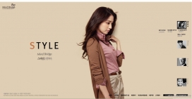 韩国mindbridge休闲时装服装品牌酷站截图欣赏
