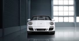 保时捷911-carrera-gts-cabriolet系列极品白色跑车高清艺术摄影壁纸