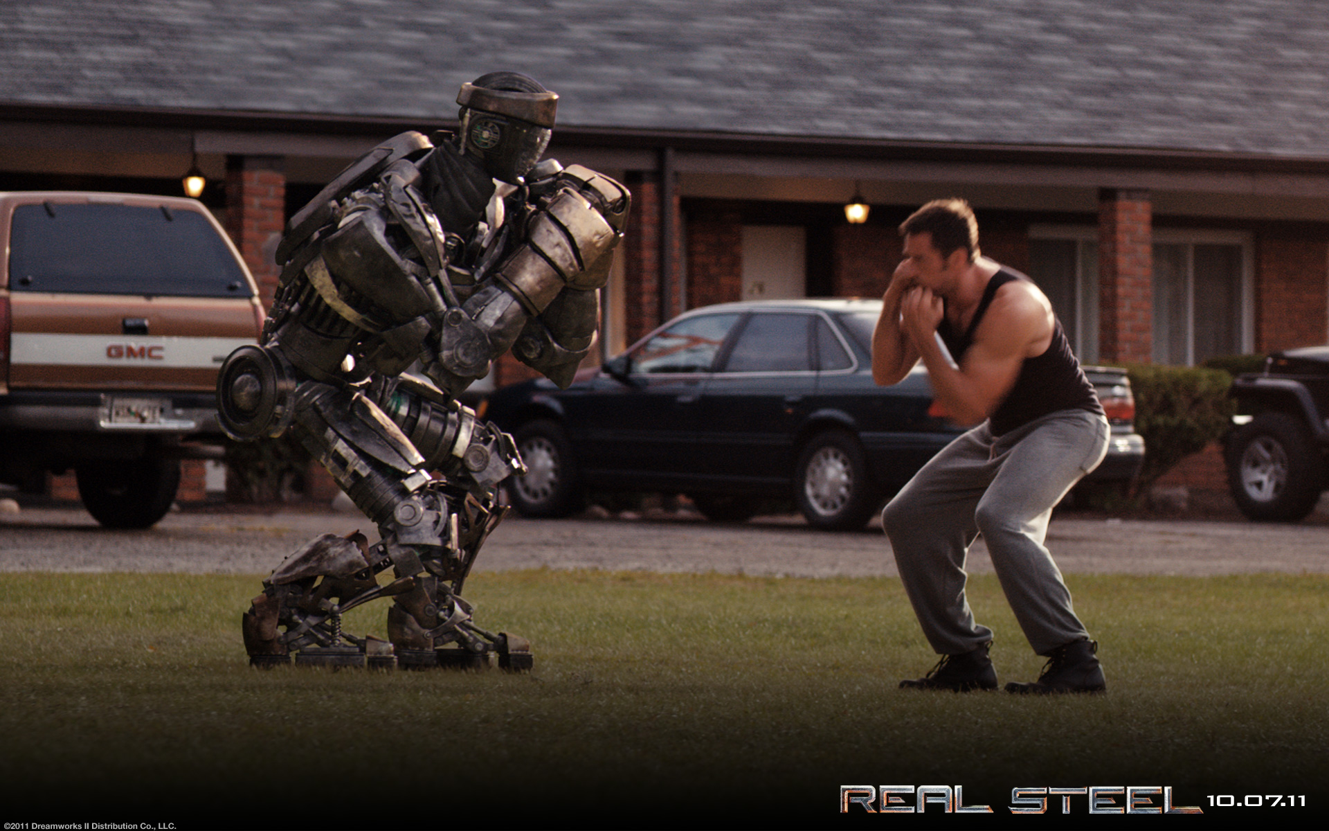 铁甲钢拳Real Steel-美国动作剧情科幻电影海报