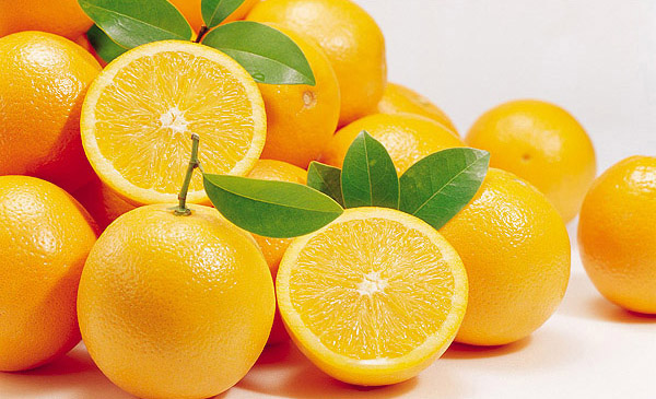 新鲜水果脐橙橘子写真素材-果汁-果肉