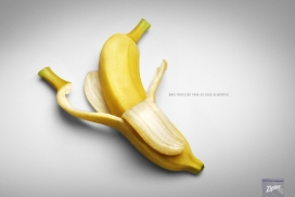 巴西Ziploc食品水果平面广告