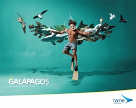 厄瓜多尔旅游平面广告