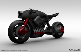 Matthew Law-木雕电动摩托车设计