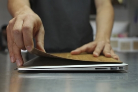 MacBook笔记本-竹篾面板设计