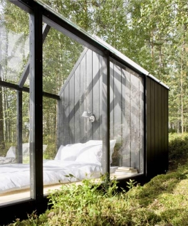 芬兰岛玻璃卧室建筑