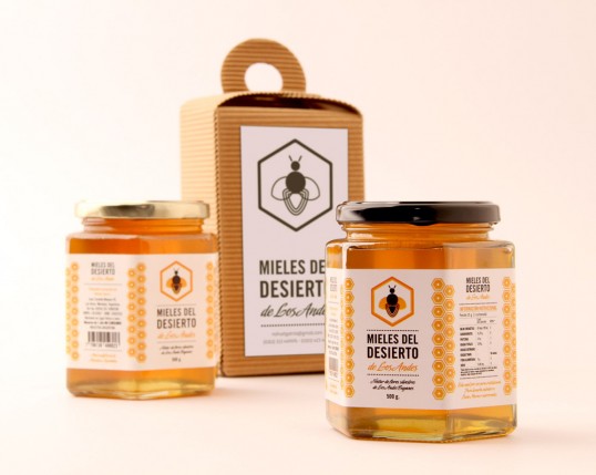 国外Mieles del Desierto蜂蜜包装设计