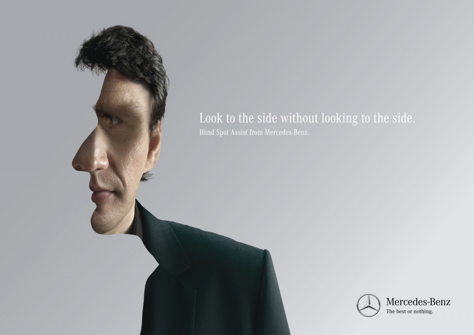 〓 梅赛德斯-奔驰汽车创意平面广告:当前为类型