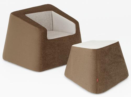 〓 意大利巧克力软座垫沙发家居家具设计-灵感