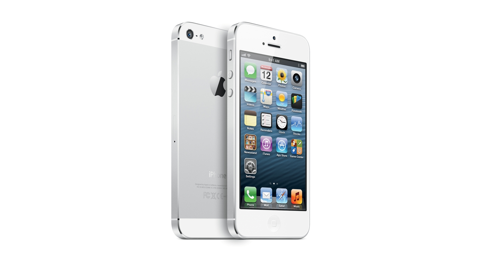 苹果iphone5白色手机壁纸