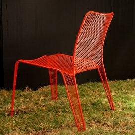 MAYA prototype户外红色椅子
