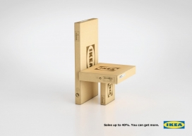 IKEA宜家家居家具平面广告-纸盒子的家居艺术