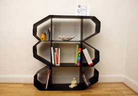 英国的设计师Andy Murray货架书架空间设计