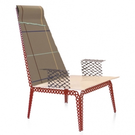 纺织素描-荷兰设计师Kiki金属塑造家居家具椅子