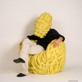 法国设计师马蒂斯-“脑髓”泡沫沙发椅子