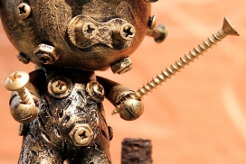 铜雕淘公仔-玩具Tao Warrior