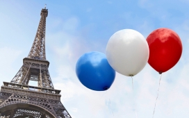 法国的色彩-高清晰艾菲尔铁塔与气球