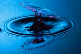 水滴碰撞水花艺术-Water Drop Collisions