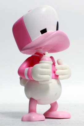 可爱的粉红色唐老鸭玩具-台北设计师SHON SIDE作品