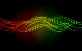 五彩波-流线型彩光