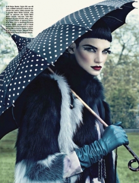 叛逆者-Vogue意大利时尚时尚封面摄影
