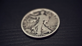 1917年银美元收藏古硬币