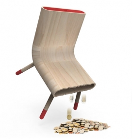 有趣带小抽屉的椅子-Pedro Gomes作品