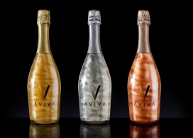 西班牙Aviva卡瓦三个金属色设计-庆祝“神奇的生活和光明的时刻”