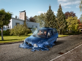 被融化的汽车-荷兰Souverein设计师作品