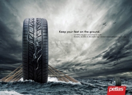 Petlas Tires汽车轮胎平面广告