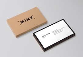 Mint城市服装商店图形标识设计-西班牙巴塞罗那Mikel Romero平面设计师作品
