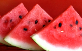 高清晰Watermelon-Slices红色西瓜水果壁纸