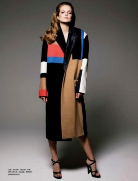 艾妮可・米哈莉克-色彩风格，一个时尚探索现代风格的时尚