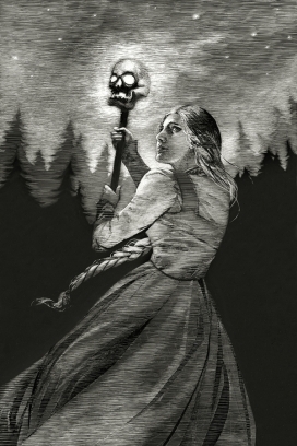 “女巫”涂鸦插图-美国波士顿插画师Kate Adams作品