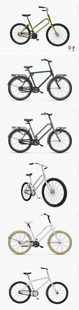 自行车-荷兰鹿特丹Remko Verhaagen工业产品设计师作品