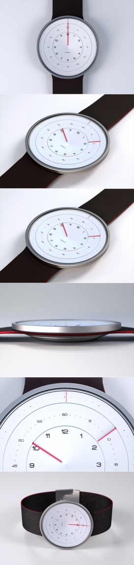 概念弧度手表-美国Kyle设计师作品