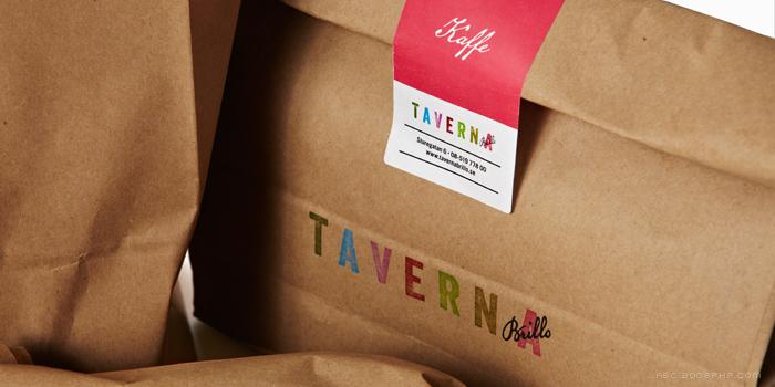 高档餐厅Taverna BrilloPlanet外卖包装袋设计-灵