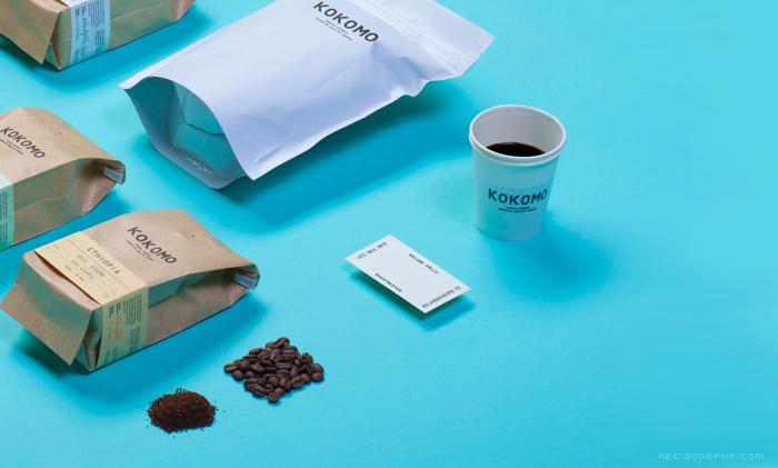 Kokomo-咖啡视觉识别系统和包装设计,以海洋