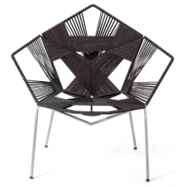 针织毛线编制的金属框架椅子-以色列Rami Tareef家居设计师作品