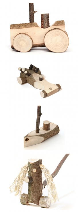 儿时快乐记忆-手工木头玩具-荷兰Usuals设计师作品