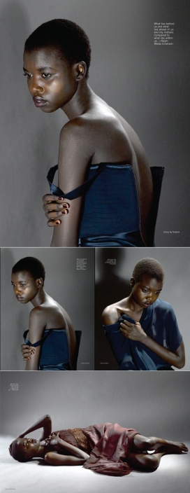 Nyakhor Rising黑女人，为时尚杂志打造的时装造型-纽约Deanna Sadykov摄影师作品