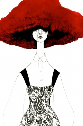 Marc Jacobs时尚女装插画