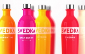 瑞典Svedka Flavored伏特加五彩包装