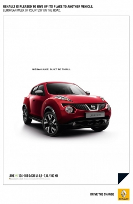 雷诺2013汽车平面广告